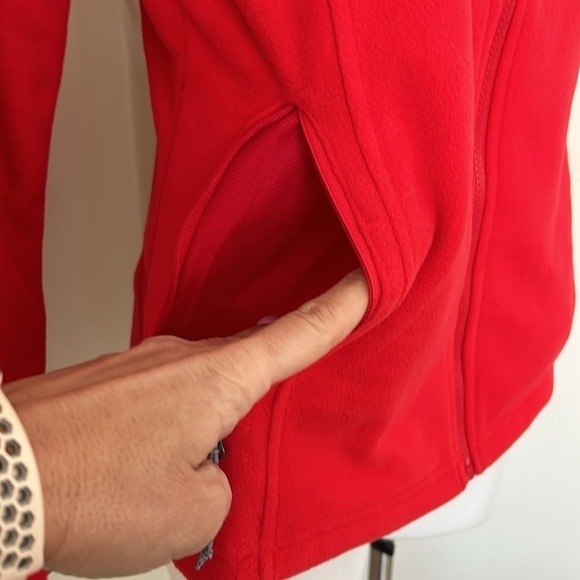 (NWT) Columbia Women’s Falls II Full-Zip Fleece Red Jacket, Small - Picture 7 of 17